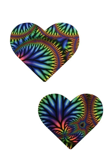 Radioactive Heart Pasties - Coquetry Clothing