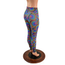 Radioactive Print High Waist Leggings - Coquetry Clothing