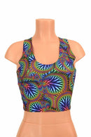 Radioactive Racerback Crop Top - Coquetry Clothing