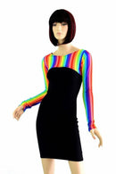 Rainbow Bolero Dance Sleeves - Coquetry Clothing