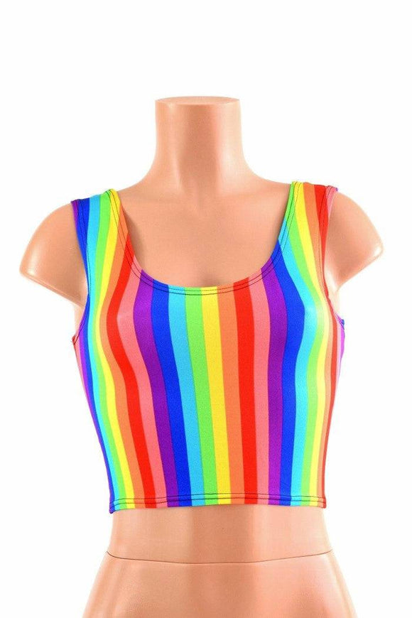Rainbow Crop Tank - Coquetry Clothing