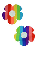 Rainbow Daisy Pasties - Coquetry Clothing