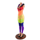 Rainbow Evolution Dragon Catsuit with FULL MOON Cutouts - Coquetry Clothing