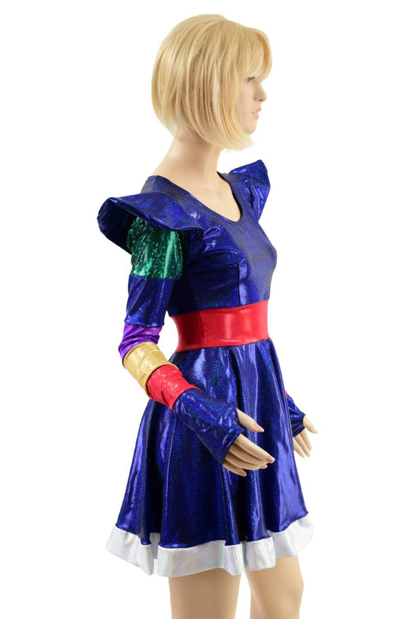 Rainbow Girl Skater Dress - Coquetry Clothing