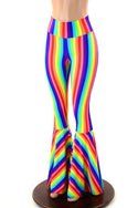 Rainbow High Waist Bell Bottom Flares - 2