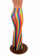 Rainbow High Waist Solar Flares - Coquetry Clothing