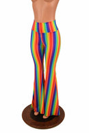 Rainbow High Waist Solar Flares - Coquetry Clothing