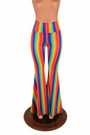 Rainbow High Waist Solar Flares - Coquetry Clothing