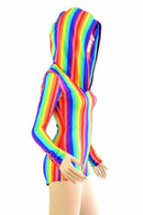 Rainbow Hoodie Romper - Coquetry Clothing