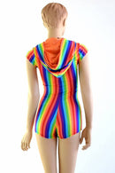 Rainbow Hoodie Romper - Coquetry Clothing
