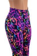 Rainbow Leopard High Waist Leggings - Coquetry Clothing