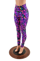 Rainbow Leopard High Waist Leggings - Coquetry Clothing