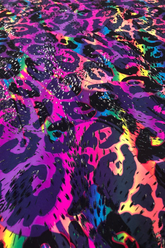 Rainbow Leopard High Waist Leggings - Coquetry Clothing