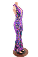 Rainbow Leopard Josie Style Bell Bottom Catsuit - 6