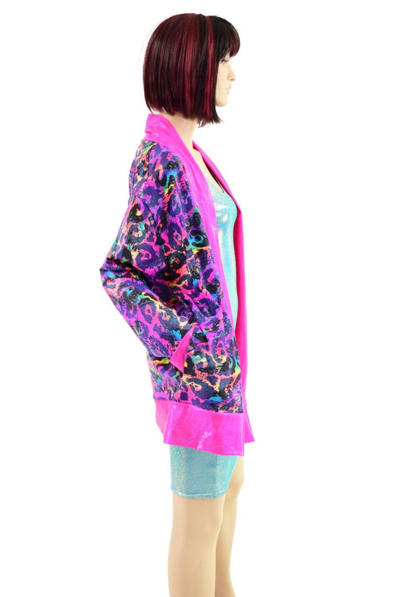 Rainbow Leopard "Not a Cardigan" - Coquetry Clothing