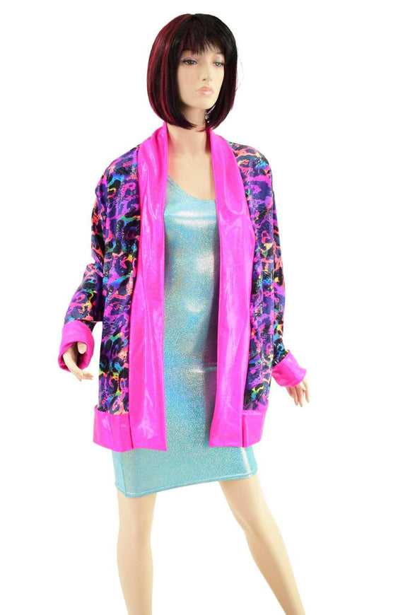 Rainbow Leopard "Not a Cardigan" - Coquetry Clothing