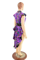 Rainbow Leopard Print Tux Back Romper - Coquetry Clothing