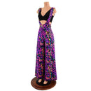 Rainbow Leopard Wide Leg Suspender Pants (Top Sold Separately) - Coquetry Clothing