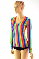 Rainbow Longsleeve Top - Coquetry Clothing