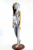 Rainbow Spiked Dragon Catsuit - Coquetry Clothing