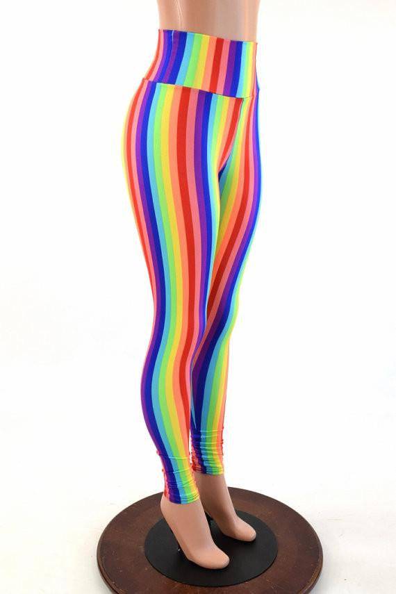 Rainbow Stripe Fabric - Coquetry Clothing