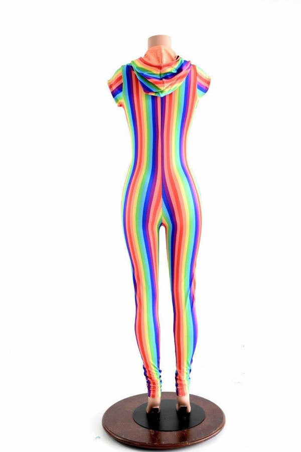 Rainbow Stripe Gay Pride Catsuit - 3
