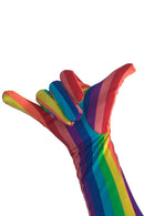 Rainbow Stripe Gloves - Coquetry Clothing