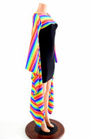 Rainbow Stripe Kimono Bolero - Coquetry Clothing