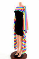 Rainbow Stripe Kimono Bolero - Coquetry Clothing