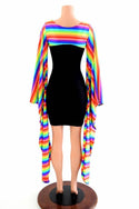 Rainbow Stripe Kimono Bolero - 3