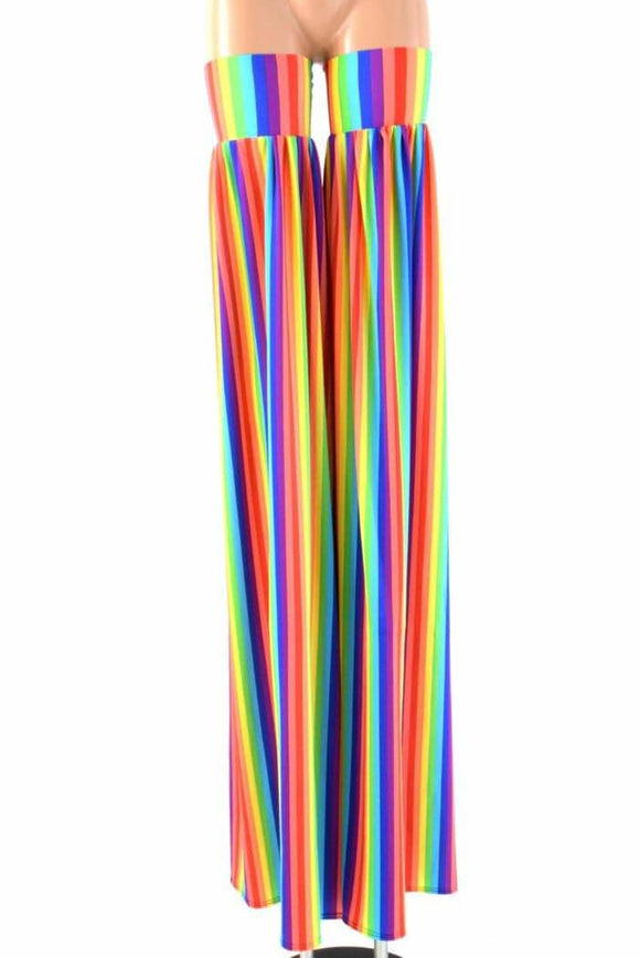 Rainbow Stripe Stilt Covers - Coquetry Clothing