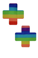 Rainbow Pride Cross Pasties - 1