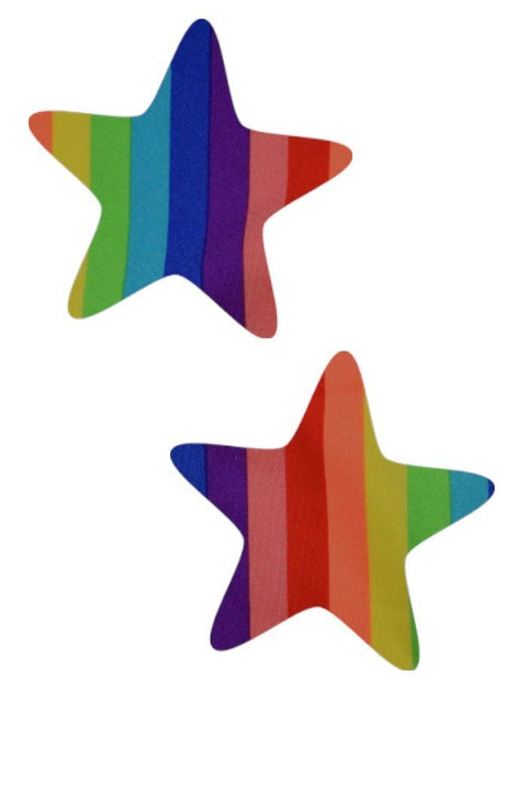 Rainbow Star Pasties - Coquetry Clothing