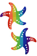 Rainbow Stripe Starfish Pasties - 1