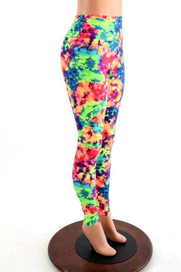 Ready to Ship Acid Splash High Waist Leggings XXS - Coquetry Clothing