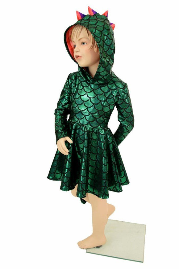 Ready to Ship Girls Dragon Tail Skater Dress - Coquetry Clothing