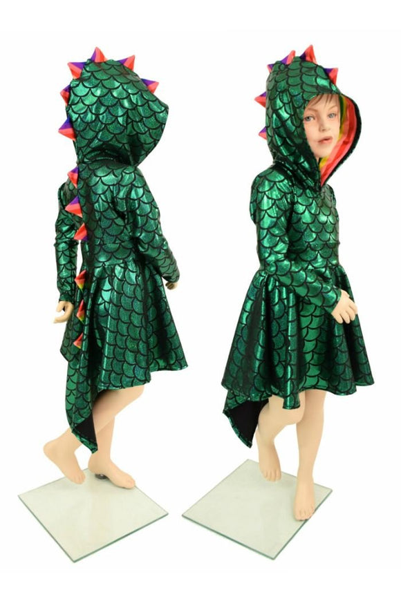 Ready to Ship Girls Dragon Tail Skater Dress - Coquetry Clothing