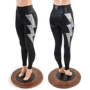 Ready to Ship High Waist Leggings with Lightning Bolts 2XL - Coquetry Clothing