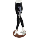Ready to Ship High Waist Leggings with Lightning Bolts 2XL - Coquetry Clothing