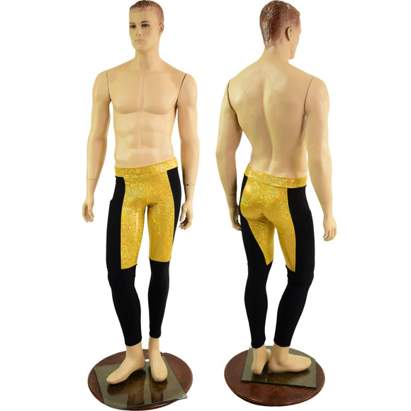 Ready to Ship Mens Midrise Luchador Leggings XL - Coquetry Clothing