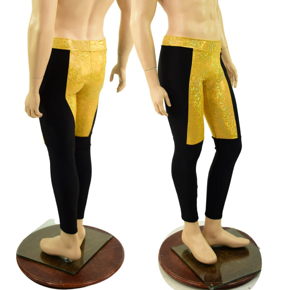 Ready to Ship Mens Midrise Luchador Leggings XL - Coquetry Clothing