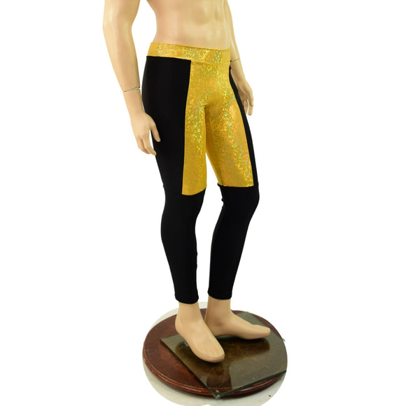 Ready to Ship Mens Midrise Luchador Leggings XL - Coquetry Clothing