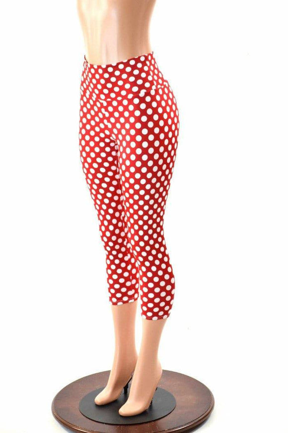 Ready to Ship Minnie High Waist Capri Leggings Medium - Coquetry Clothing