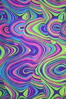Ready to Ship Neon Glow Worm Mini Rave Skirt Medium - Coquetry Clothing