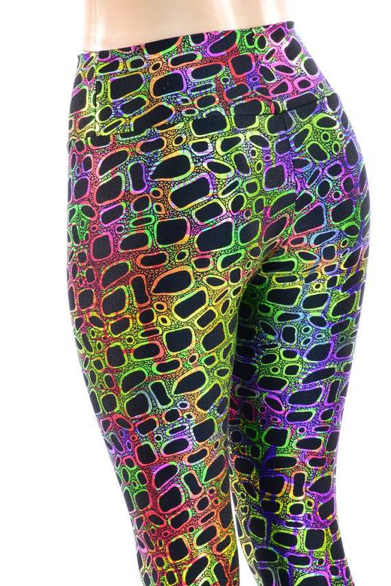 READY to SHIP Poisonous High Waist Leggings - Coquetry Clothing