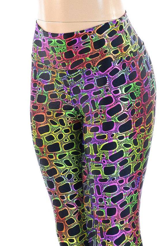 READY to SHIP Poisonous High Waist Leggings - Coquetry Clothing