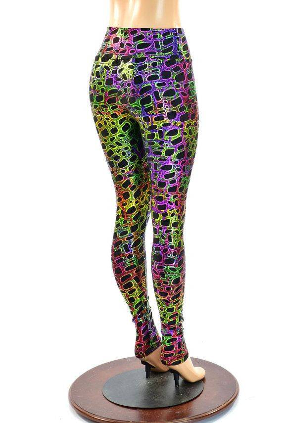 READY to SHIP Poisonous High Waist Leggings - Coquetry Clothing