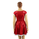 Red and White Nurse Skater Dress - Coquetry Clothing