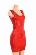 Red Bodycon Tank Dress - 3