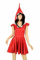 Red Shark Skater Dress - Coquetry Clothing